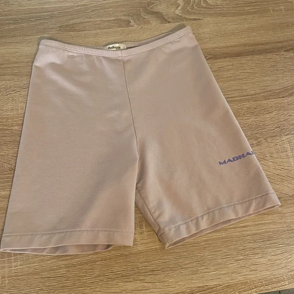 MADHAPPY Women's Lavender Bike Shorts - Picture 2 of 7